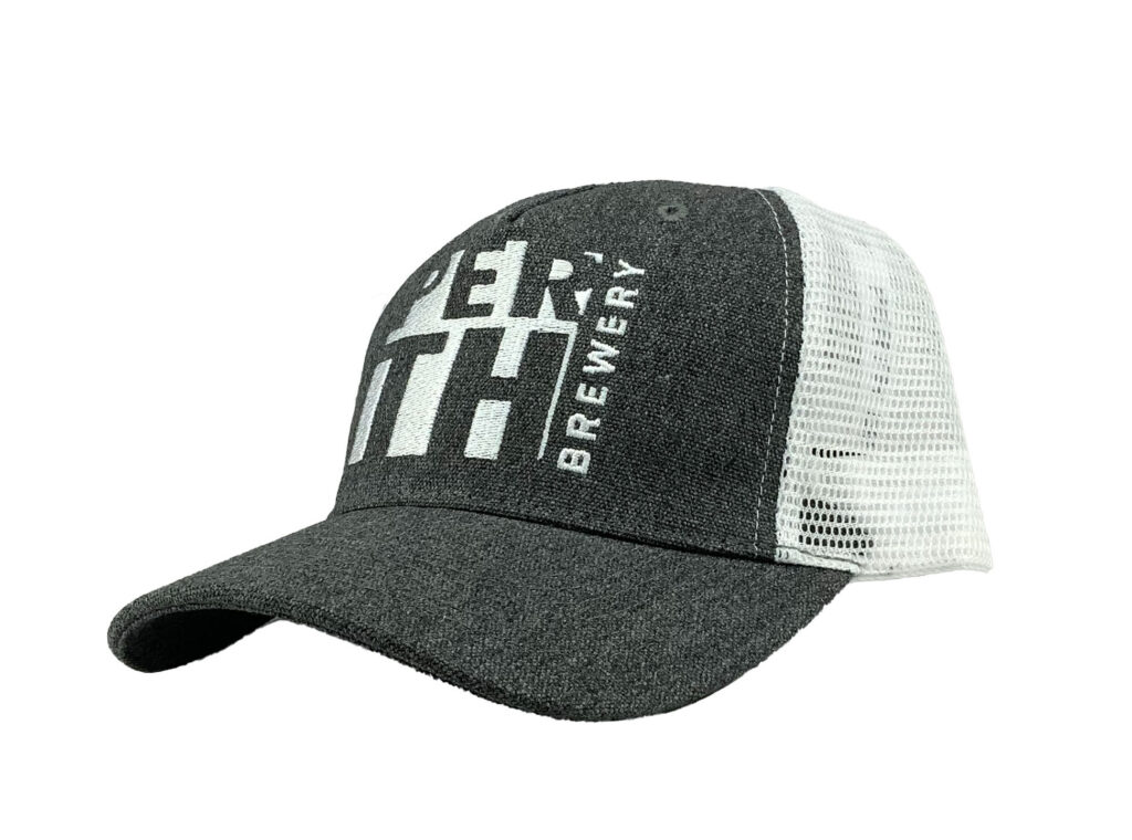 Grey and White Baseball Cap Perth Brewery